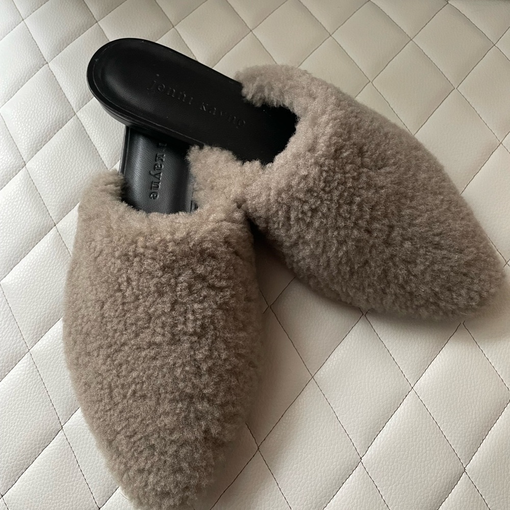 Jenni Kayne Shearling Mule Sz 35